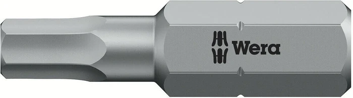 Wera 840/1 Z Innensechskant Bit 1/4" zöllig, 1/8"x25mm, 1 Stück