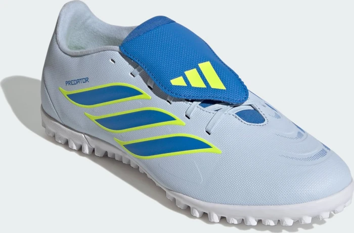adidas Predator Club Fold-Over Tongue TF crystal sky/ray blue/team solar yellow 2 (Herren)