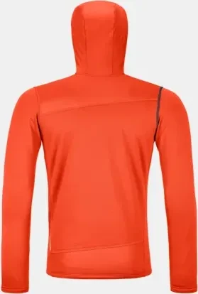 Ortovox Fleece Light Hoody Funktionsjacke hot orange (Herren)