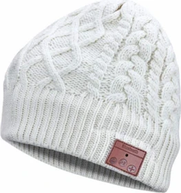 SHE Music Beanie weiß