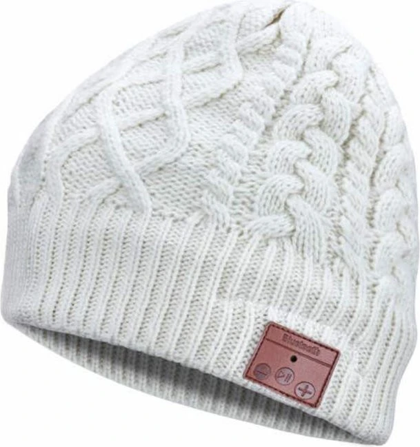 SHE Music Beanie weiß