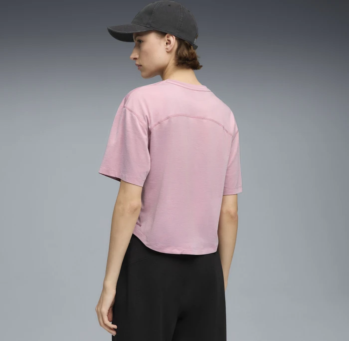 Puma Cloudspun Relaxed T-Shirt kurzarm poised pink heather (Damen)