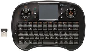 Trust Tocamy Wireless Entertainment Keyboard, USB, DE
