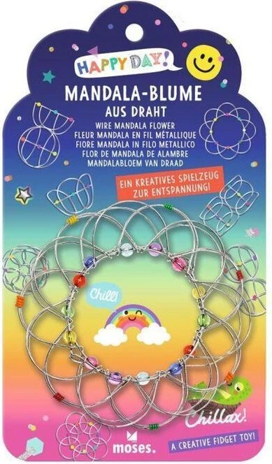 moses. Verlag Happy Day Mandala-Blume aus Draht