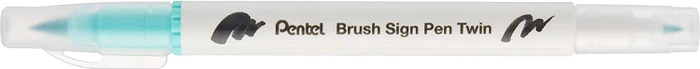 Pentel Brush Sign Pen Twin SESW30C smaragdgrün