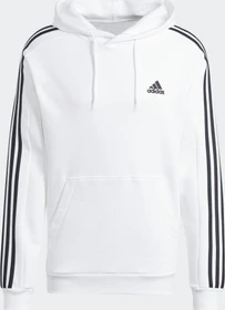 adidas Essentials 3-Streifen Hoodie weiß (Herren)