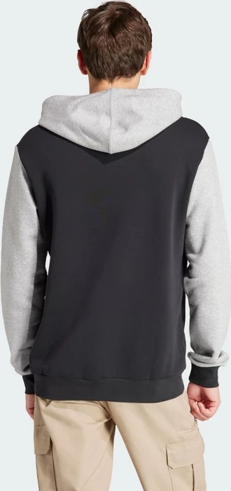 adidas Essentials Big Logo Hoodie black/medium grey heather (Herren)