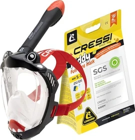Cressi Dry Trockenschnorchel schwarz/rot (Junior)