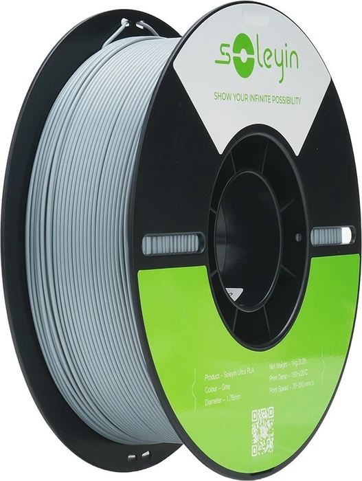 Creality Soleyin PLA, Matte gray, Spule, 1.75mm, 1.00kg