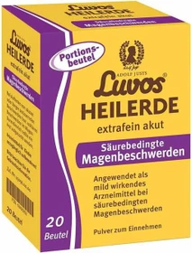 Luvos Heilerde extrafein akut Säurebedingte Magenbeschwerden Pulver Beutel, 20 Stück