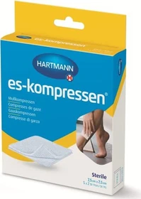 Hartmann ES-Kompressen steril 8-fach 17-fädig, 7.5 x 7.5cm, 10 Stück