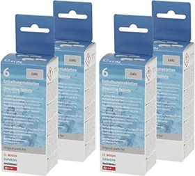 BSH Hausgeräte Entkalkungstabletten für Kaffeemaschinen und Wasserkocher, 24 Stück (4x 6 Stück)