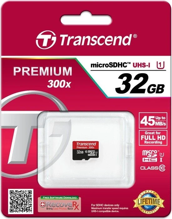 Transcend Premium R45 32GB, UHS-I, Class 10