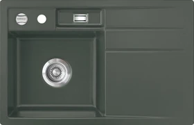 systemceram Bela 78 F Einbau Becken links mit Ablauffernbedienung lava