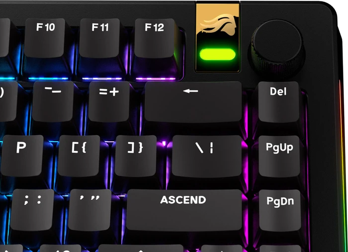 Glorious GPBT Basics Keycaps, Kunststoff (PBT), Classic Black, schwarz, 130 Tasten, ANSI-US
