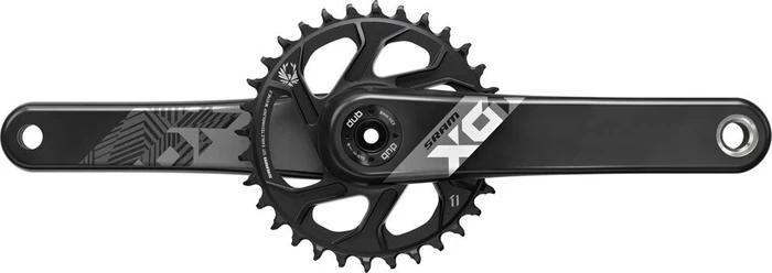 SRAM X01 Eagle Dub 32 Zähne Kurbelgarnitur 175mm schwarz
