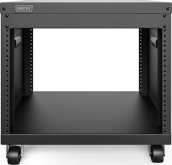 Digitus Audio Video Rack 19" AVS/Equipment Rack 8HE, mit Rollen, unmontiert, RAL 9005, 460mm tief