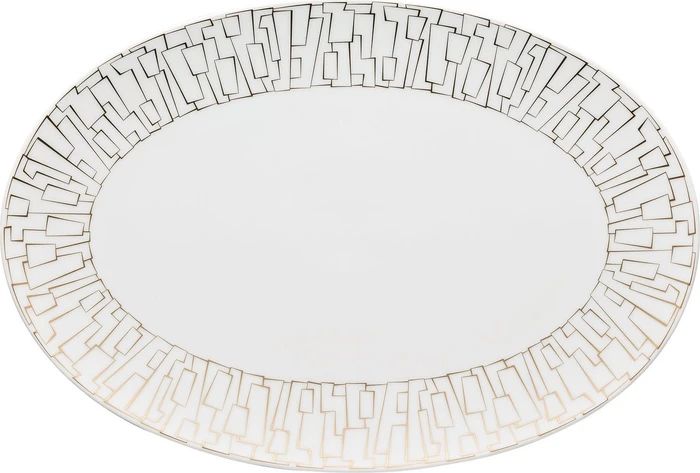 Rosenthal studio-line TAC Gropius Skin Gold Platte 34x23.5cm