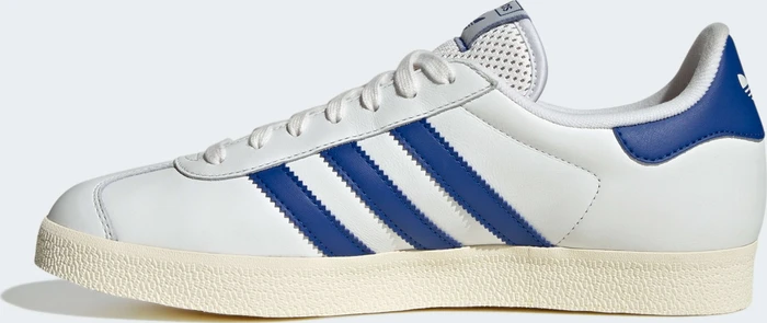 adidas Gazelle core white/royal blue/cream white (Herren)
