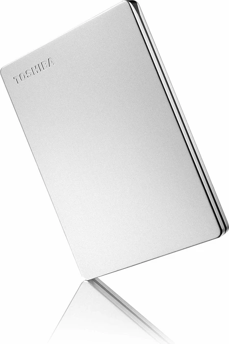 Toshiba Canvio Slim Silber, silber, 2TB, USB 3.0 Micro-B