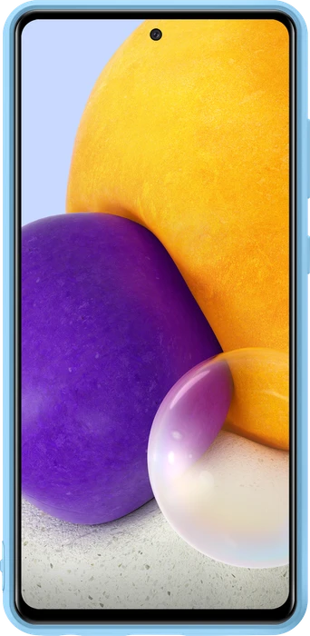 Samsung Silicone Cover für Galaxy A72 blau