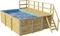 Weka 595 A Massivholzpool mit Filterpumpe, Leiter und Sonneneck Vorschaubild