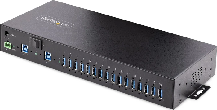 StarTech Industrial USB-Hub, 16x USB-A 3.0, USB-B 3.0 [Buchse]