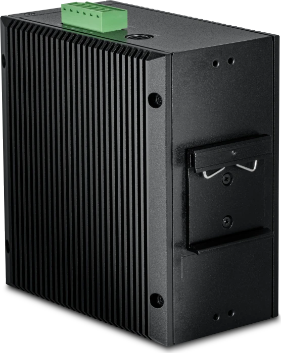 TRENDnet TI Hardened Industrial Railmount 2.5G Switch, 8x RJ-45, 1x SFP+, 480W PoE++