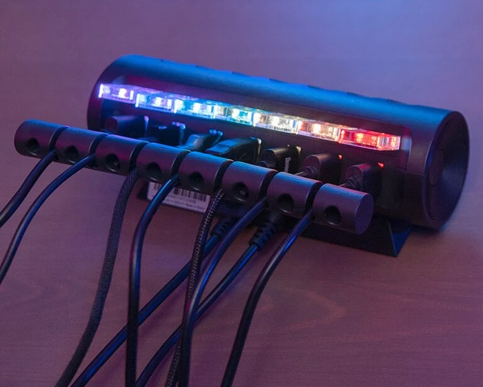 Streamplify Hub CTRL 7 RGB USB-Hub, 7x USB-A 3.0, USB-A 3.0 [Buchse]