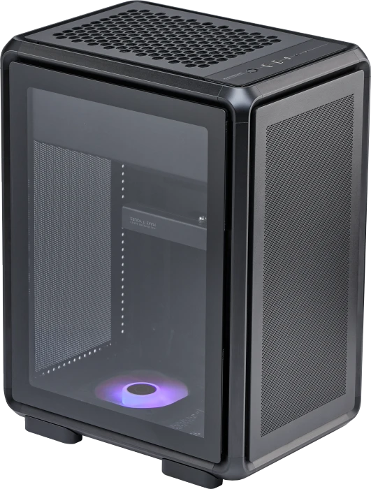 Cooler Master MasterFrame 400 Mesh, schwarz, Glasfenster