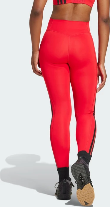 adidas Optime 3-Streifen Hose lang pure ruby (Damen)