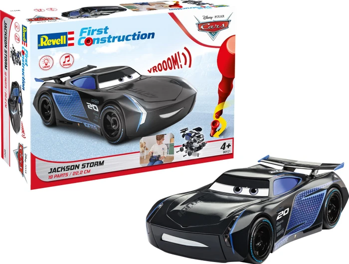 Revell First Construction Jackson Storm Disney Cars Auto mit Licht & Sound