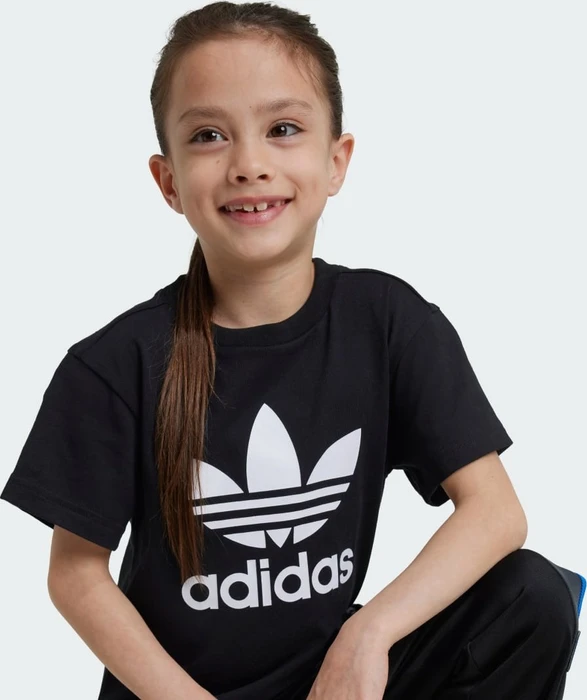 adidas Adicolor Trefoil T-Shirt kurzarm schwarz (Junior)