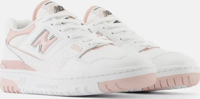 New Balance 550 white/pink sand (Damen)