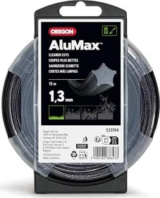 Oregon Nylium Starline Trimmerfaden für Rasentrimmer schwarz, 1.3mm/15m