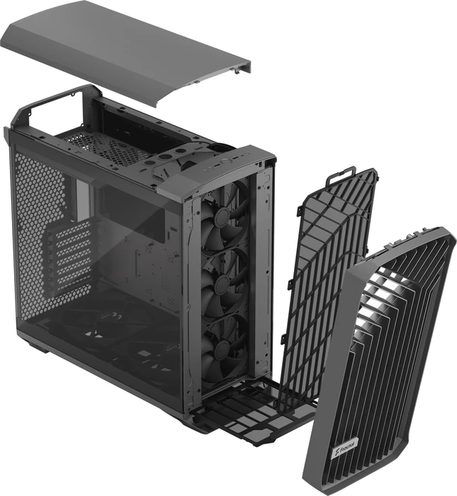 Fractal Design Torrent Gray TG Light Tint, Glasfenster