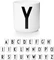 Design Letters Persönlicher Porzellanbecher A–Z Vorschaubild