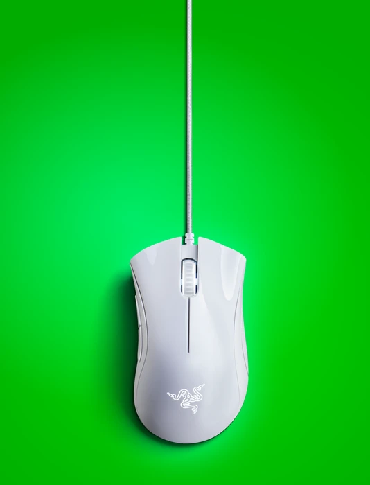 Razer DeathAdder Essential 2021 White Edition, weiß, USB