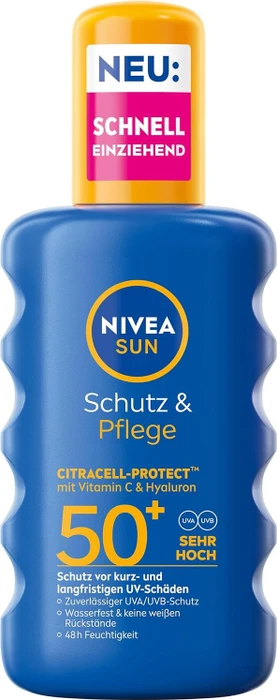 Nivea Sun Schutz & Pflege Citracell Protect Sonnenspray LSF50+, 200ml