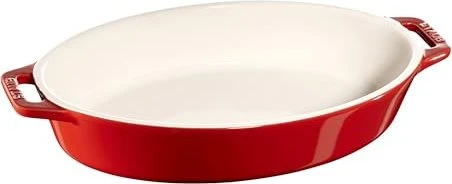Zwilling Staub Ceramique Auflaufform oval 28x16.5cm kirschrot