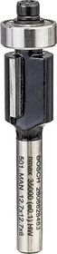 Bosch Professional Standard for Wood Bündigfräser, (D)12.7x12.7x56mm, 1 Stück