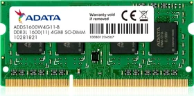 ADATA Premier SO-DIMM 8GB, DDR3L-1600, CL11-11-11-28, tray