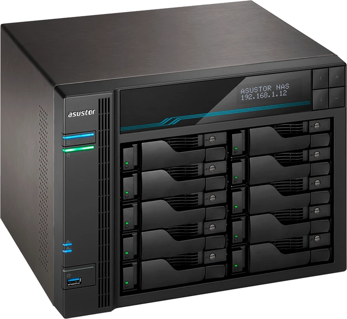 Asustor Lockerstor 10 AS6510T, 8GB RAM, 2x RJ-45 10GBase-T, 2x RJ-45 2.5GBase-T