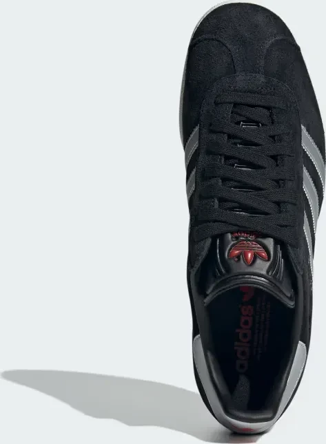 adidas Gazelle core black/silver metallic/off white (Herren)