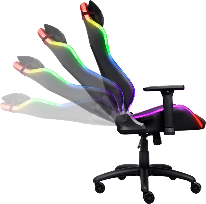 Trust Gaming GXT 719 Ruya RGB Gamingstuhl, schwarz