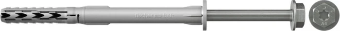 fischer SXR 10x140 FUS R Schrauben/Dübel-Sortiment, 50 Stück
