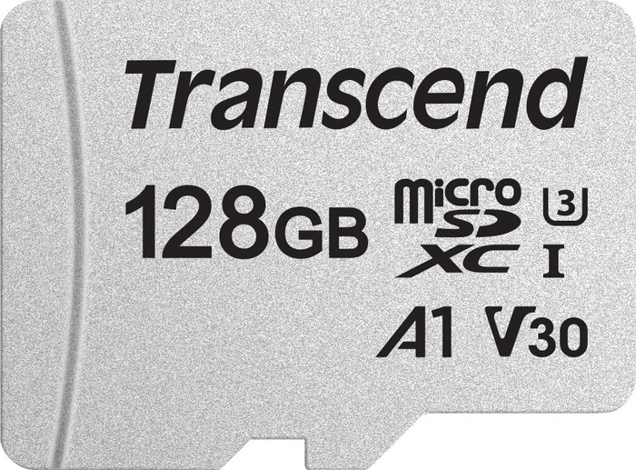 Transcend 300S R100/W40 128GB, UHS-I U3, A1, Class 10
