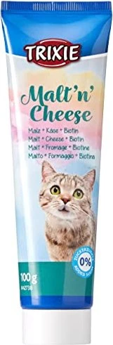 Trixie Malt'n'Cheese, Anti-Hairball Malzpaste, 100g