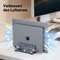 Ugreen Vertikaler Laptopständer, 3 Slot, grau, verstellbar Vorschaubild