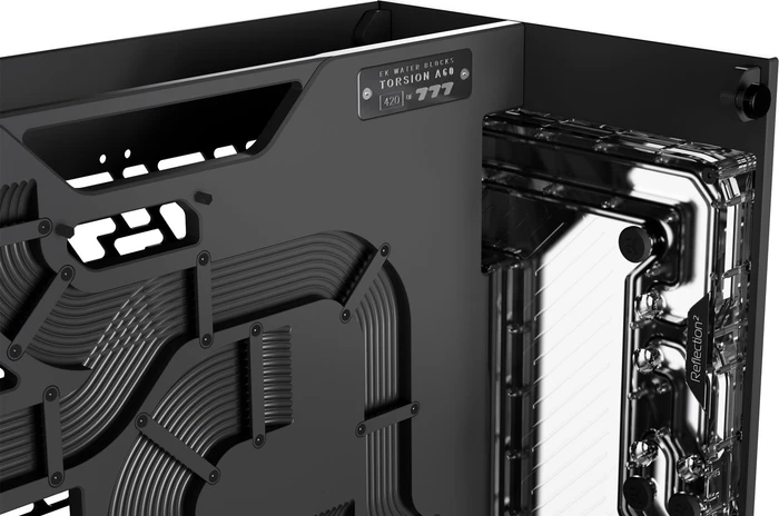 EK Water Blocks EK-Quantum Torsion A60 Black Limited Edition, schwarz, Glasfenster